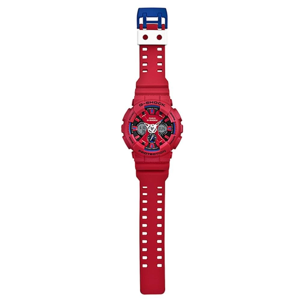 CASIO G-SHOCK GA-120TR-4ADR DIGITAL QUARTZ RED RESIN UNISEX'S WATCH - H2 Hub Watches