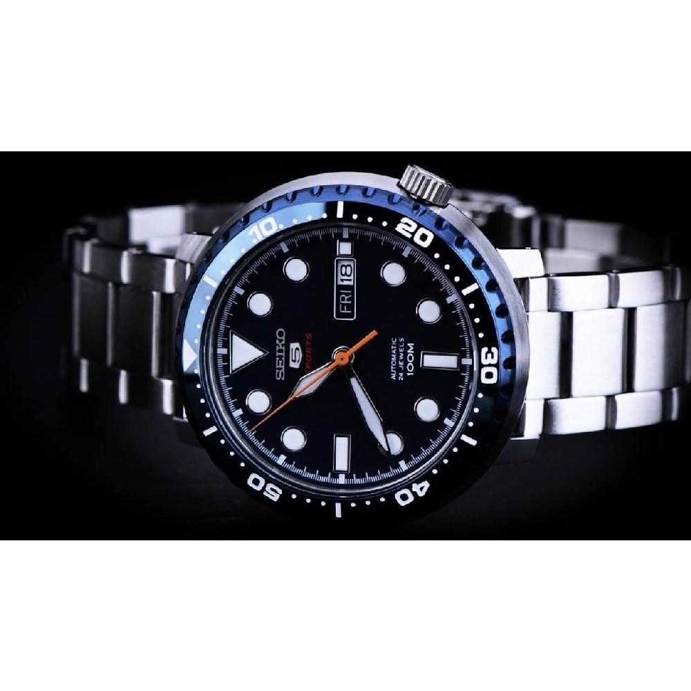SEIKO 5 SPORTS SRPC63K1 AUTOMATIC STAINLESS STEEL MEN'S SILVER WATCH - H2 Hub Watches