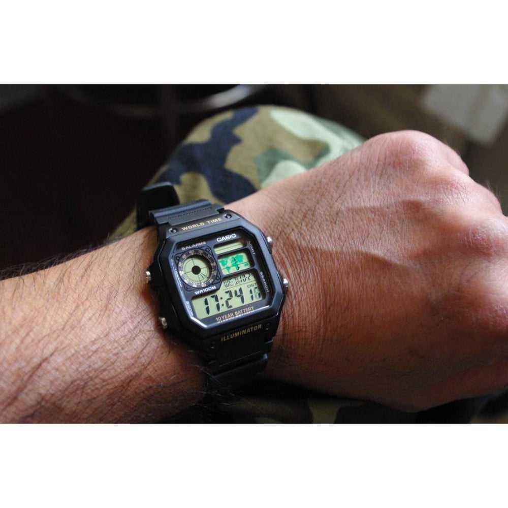 CASIO GENERAL AE-1200WH-1BVDF MEN'S WATCH - H2 Hub Watches