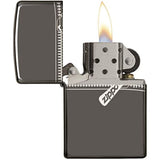 ZIPPO ZIPPED BLACK ICE LIGHTER #21088