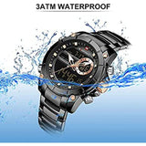 NAVIFORCE NF9163 B/B BLACK STAINLESS STEEL MEN WATCH