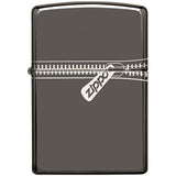 ZIPPO ZIPPED BLACK ICE LIGHTER #21088