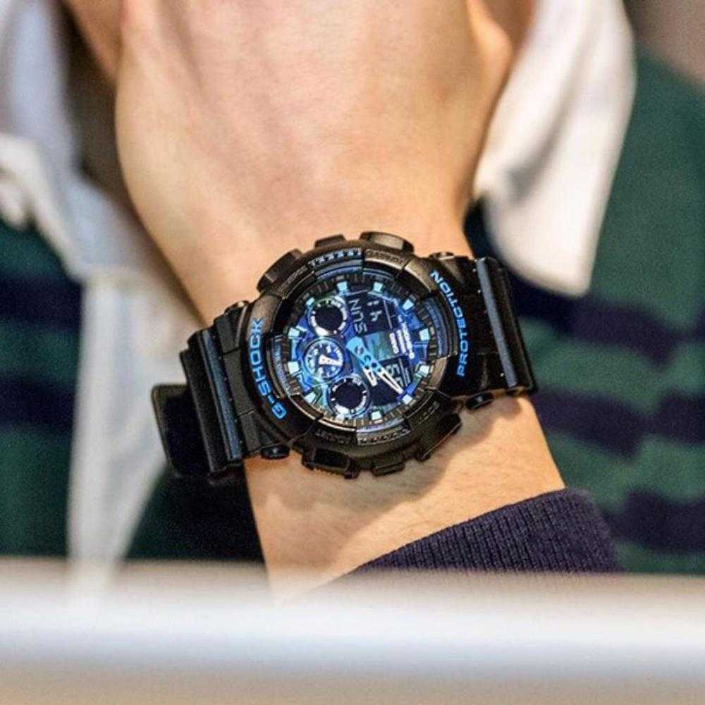 CASIO G-SHOCK GA-100CB-1ADR DIGITAL QUARTZ BLACK RESIN UNISEX'S WATCH - H2 Hub Watches