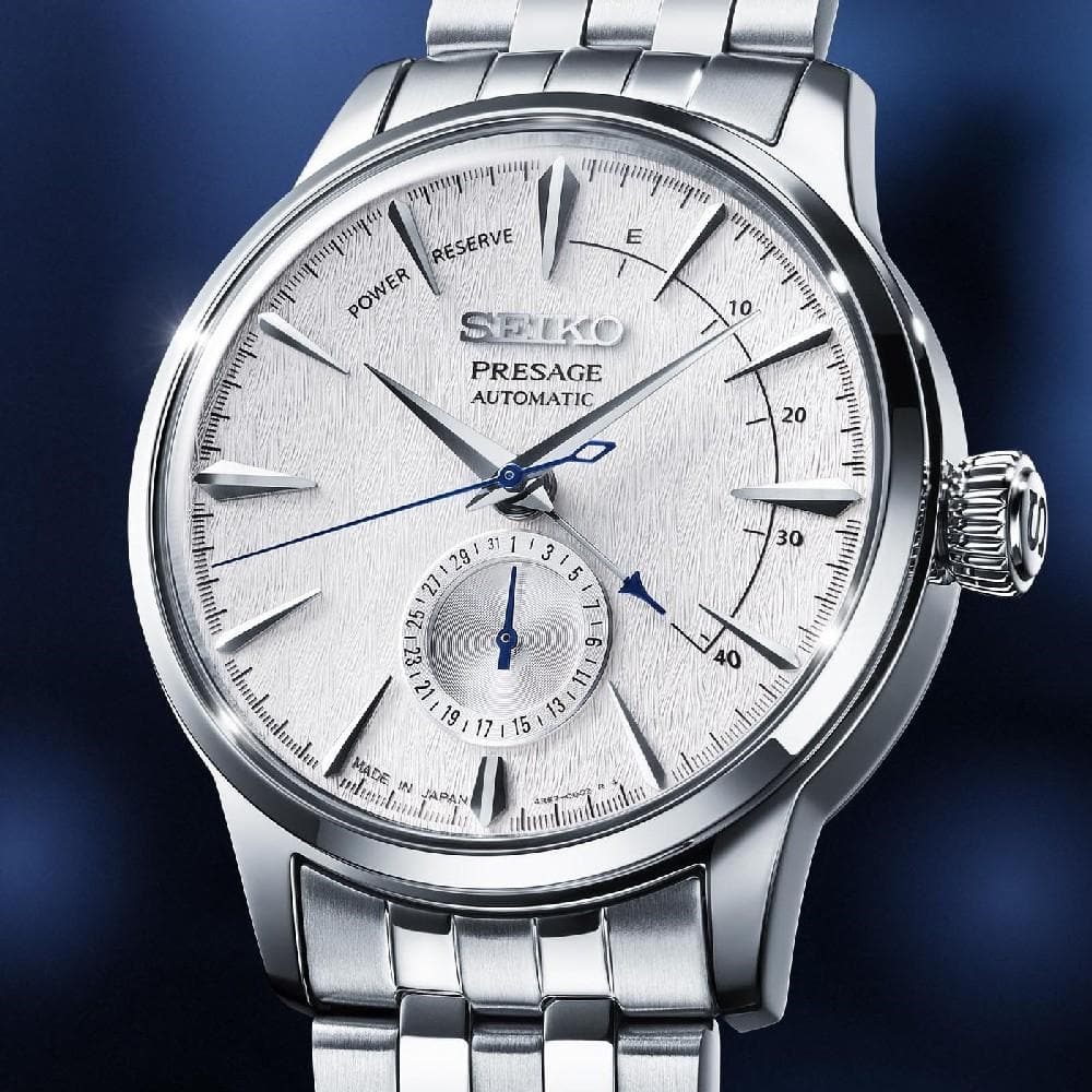 SEIKO PRESAGE SSA385J1 AUTOMATIC STAINLESS STEEL MEN'S SILVER WATCH - H2 Hub Watches