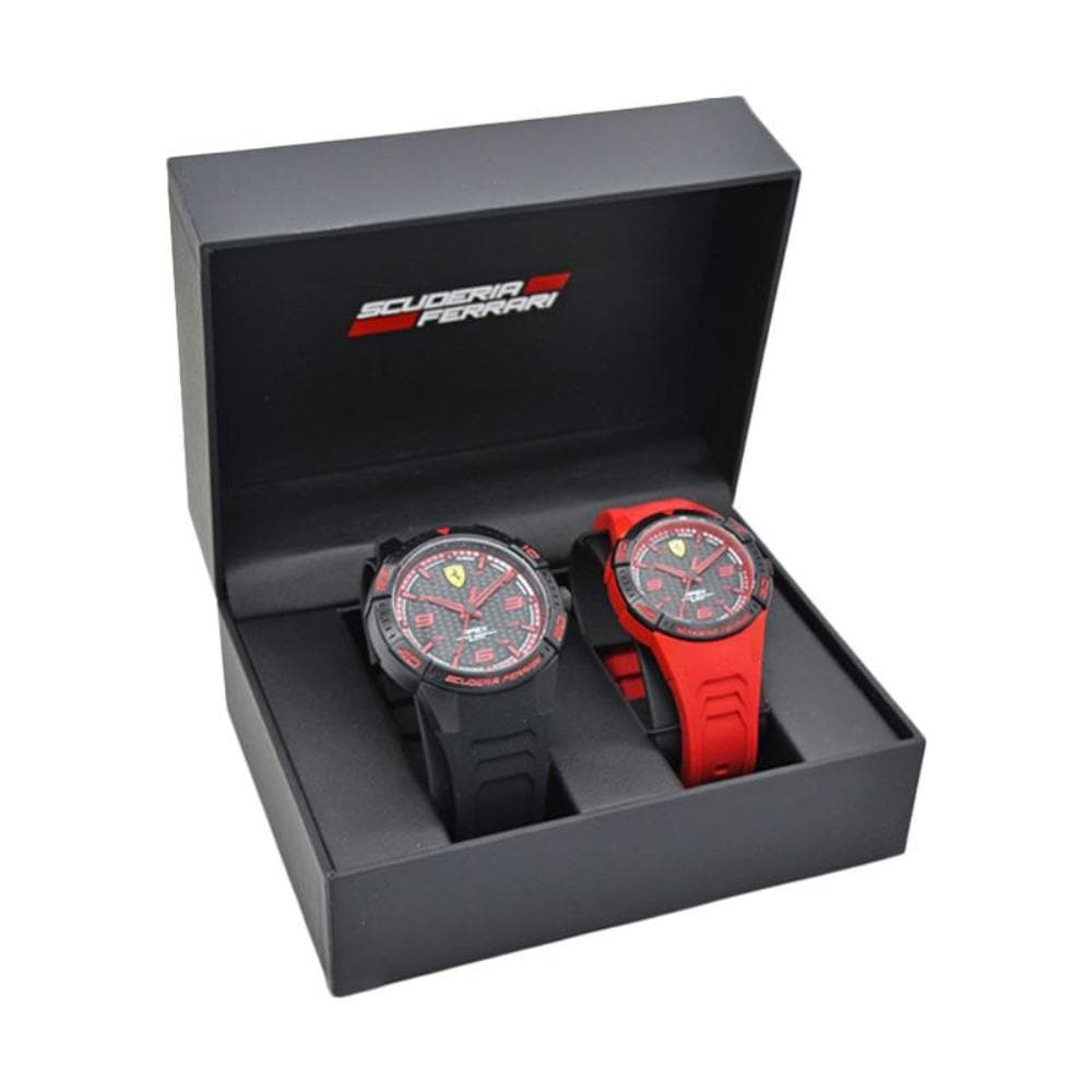 FERRARI REDREV SET SILICONE STRAP 870019 SET WATCH - H2 Hub Watches