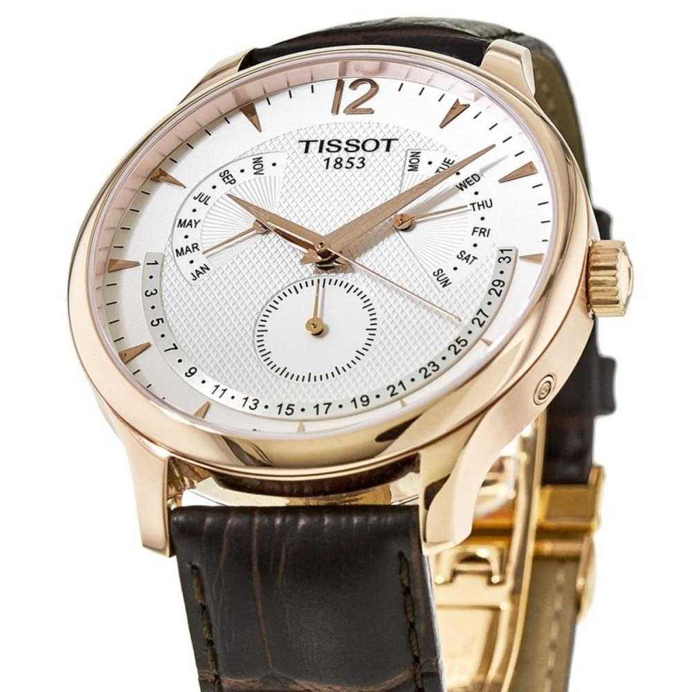 TISSOT T0636373603700 TRADITION PERPETUAL CALENDAR MEN'S WATCH - H2 Hub Watches