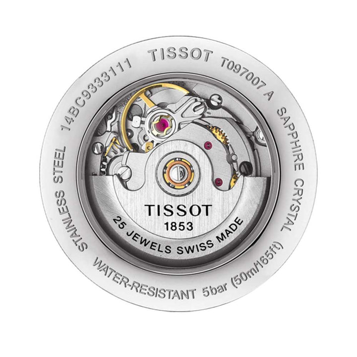 TISSOT T0970071111300 BRIDGEPORT AUTOMATIC LADY WOMEN'S WATCH - H2 Hub Watches