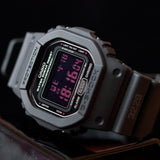CASIO G-SHOCK DW-5600MS-1DR-P DIGITAL QUARTZ BLACK RESIN MEN'S WATCH
