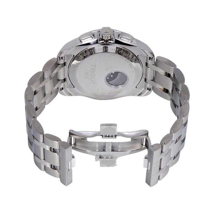 TISSOT  AUTOMATIC BLACK DIAL CHRONOGRAPH STAINLESS STEEL MEN'S WATCH T0356271105100 - H2 Hub Watches