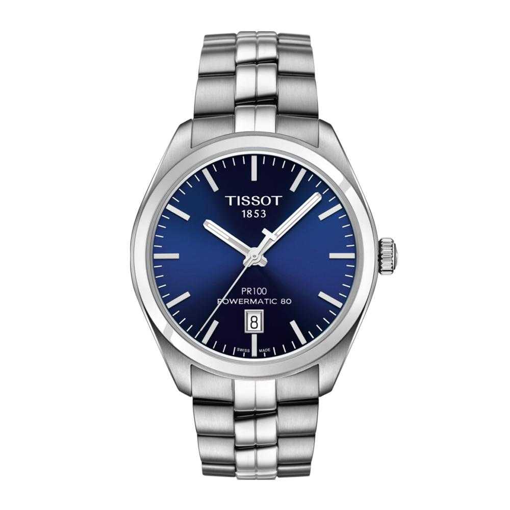 TISSOT T1014071104100 PR 100 POWERMATIC 80 MEN'S WATCH - H2 Hub Watches