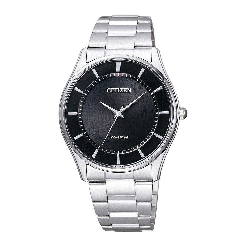 CITIZEN BJ6481-58E ECO-DRIVE SILVER STAINLESS STEEL MEN'S WATCH - H2 Hub Watches