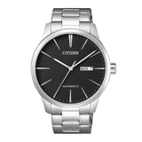 CITIZEN NH8350-83EB AUTOMATIC SILVER STAINLESS STEEL MEN'S WATCH - H2 Hub Watches