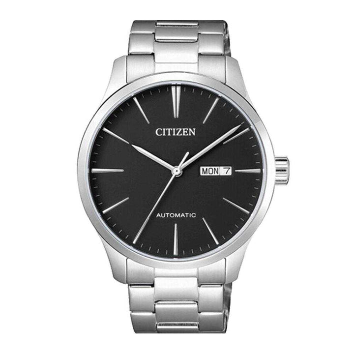 CITIZEN NH8350-83EB AUTOMATIC SILVER STAINLESS STEEL MEN'S WATCH - H2 Hub Watches