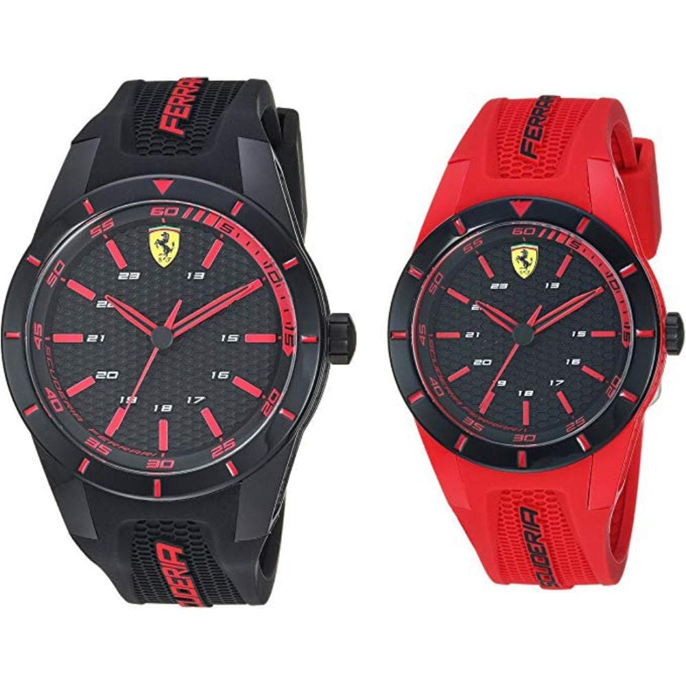 FERRARI REDREV SET SILICONE STRAP 870019 SET WATCH - H2 Hub Watches