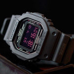 CASIO G-SHOCK DW-5600MS-1DR DIGITAL QUARTZ BLACK RESIN MEN'S WATCH - H2 Hub Watches