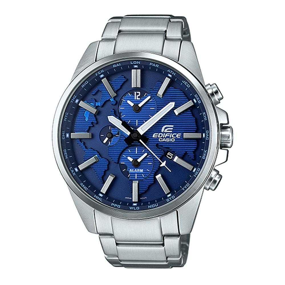 CASIO EDIFICE ETD-310D-2AVUDF CHRONOGRAPH SILVER STAINLESS STEEL MEN'S WATCH - H2 Hub Watches