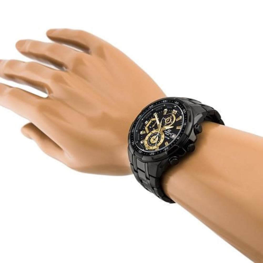 CASIO EDIFICE EFR-539BK-1AVUDF CHRONOGRAPH BLACK STAINLESS STEEL MEN'S WATCH - H2 Hub Watches