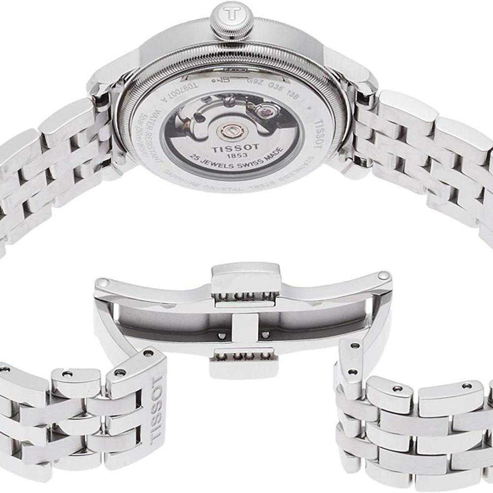 TISSOT T0970071111300 BRIDGEPORT AUTOMATIC LADY WOMEN'S WATCH - H2 Hub Watches