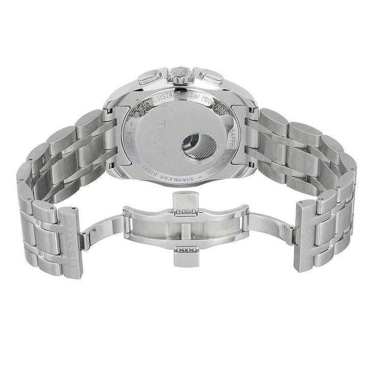 TISSOT  AUTOMATIC BLACK DIAL CHRONOGRAPH STAINLESS STEEL MEN'S WATCH T0356271105100 - H2 Hub Watches