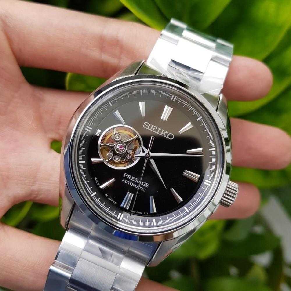 SEIKO PRESAGE SSA357J1 AUTOMATIC STAINLESS STEEL MEN'S SILVER WATCH - H2 Hub Watches