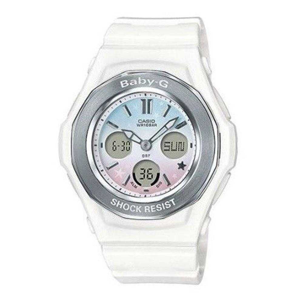 CASIO BABY-G BGA-100ST-7ADR DIGITAL QUARTZ WHITE RESIN WOMEN'S WATCH - H2 Hub Watches