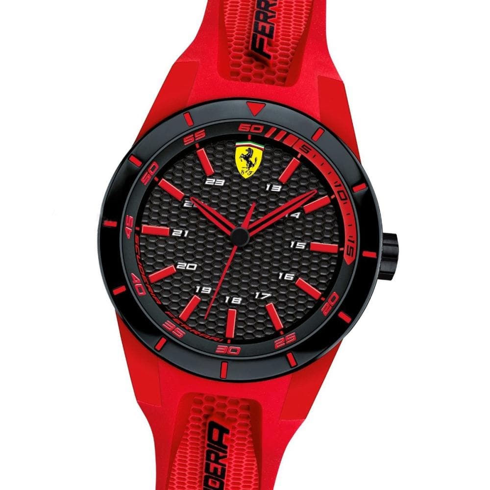 FERRARI REDREV SET SILICONE STRAP 870019 SET WATCH - H2 Hub Watches