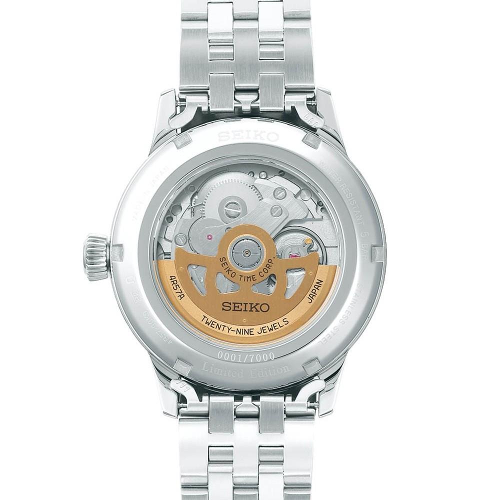 SEIKO PRESAGE SSA385J1 AUTOMATIC STAINLESS STEEL MEN'S SILVER WATCH - H2 Hub Watches