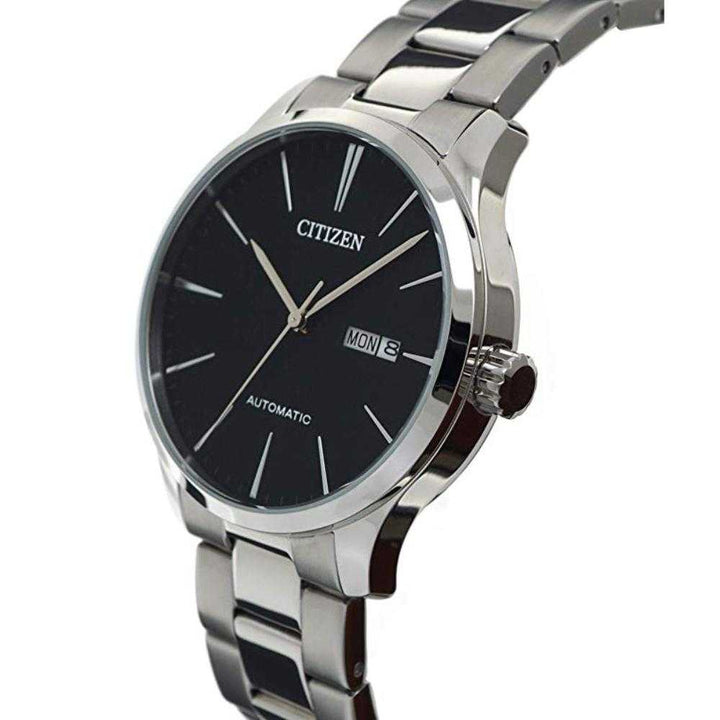 CITIZEN NH8350-83EB AUTOMATIC SILVER STAINLESS STEEL MEN'S WATCH - H2 Hub Watches