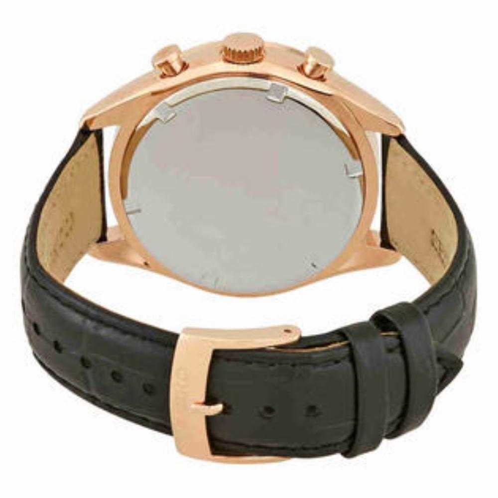 SEIKO GENERAL SSB296P1 CHRONOGRAPH MEN'S BLACK LEATHER STRAP WATCH - H2 Hub Watches