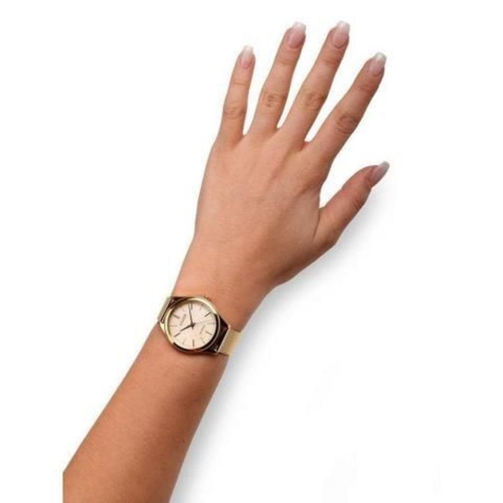 CITIZEN EM0502-86P ECO-DRIVE GOLD STAINLESS STEEL WOMEN'S WATCH - H2 Hub Watches