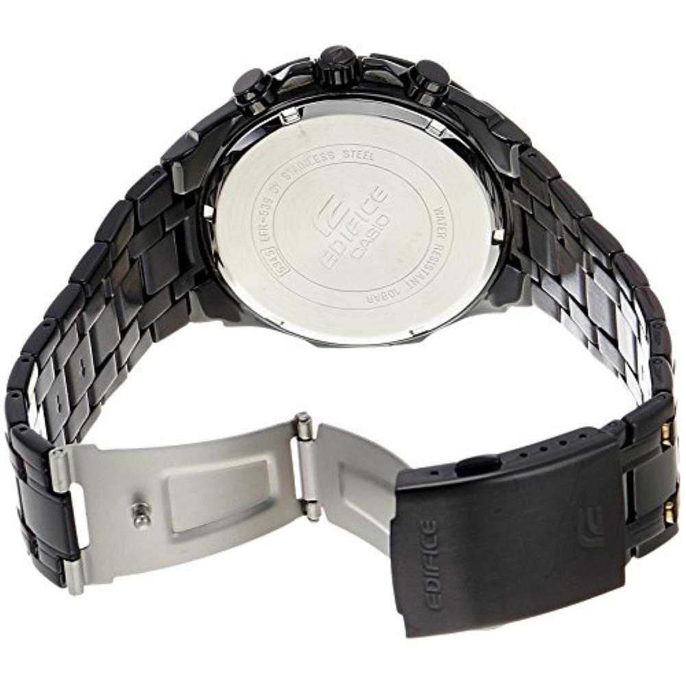 CASIO EDIFICE EFR-539BK-1AVUDF CHRONOGRAPH BLACK STAINLESS STEEL MEN'S WATCH - H2 Hub Watches