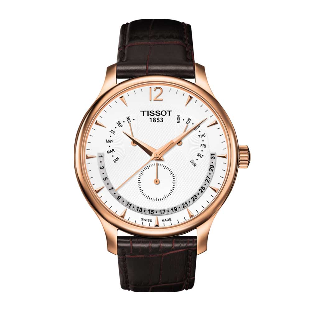 TISSOT T0636373603700 TRADITION PERPETUAL CALENDAR MEN'S WATCH - H2 Hub Watches