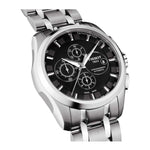 TISSOT  AUTOMATIC BLACK DIAL CHRONOGRAPH STAINLESS STEEL MEN'S WATCH T0356271105100 - H2 Hub Watches