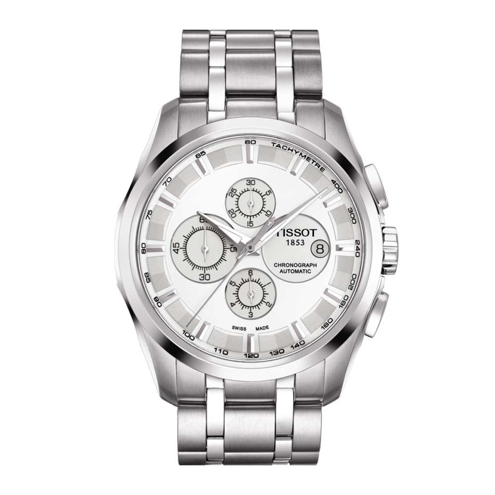 TISSOT T0356271103100 COUTURIER AUTOMATIC CHRONOGRAPH MEN'S WATCH - H2 Hub Watches