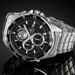 CASIO EDIFICE EFR-547D-1AVUDF CHRONOGRAPH SILVER STAINLESS STEEL MEN'S WATCH - H2 Hub Watches