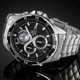 CASIO EDIFICE EFR-547D-1AVUDF CHRONOGRAPH SILVER STAINLESS STEEL MEN'S WATCH - H2 Hub Watches