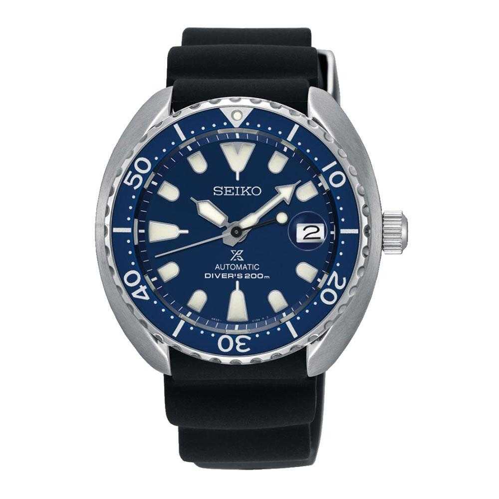 SEIKO PROSPEX SRPC39K1 AUTOMATIC MEN'S BLACK RUBBER STRAP WATCH - H2 Hub Watches