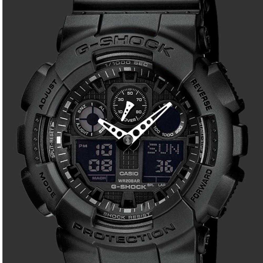 CASIO G-SHOCK GA-100-1A1DR ANALOG-DIGITAL MEN'S WATCH - H2 Hub Watches