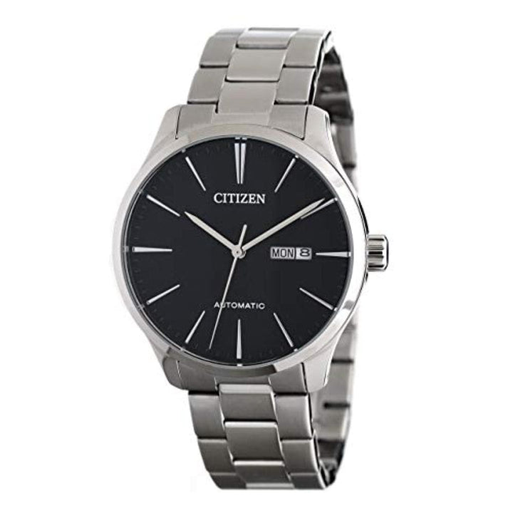 CITIZEN NH8350-83EB AUTOMATIC SILVER STAINLESS STEEL MEN'S WATCH - H2 Hub Watches