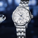 SEIKO PRESAGE SSA385J1 AUTOMATIC STAINLESS STEEL MEN'S SILVER WATCH - H2 Hub Watches