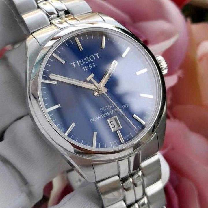 TISSOT T1014071104100 PR 100 POWERMATIC 80 MEN'S WATCH - H2 Hub Watches