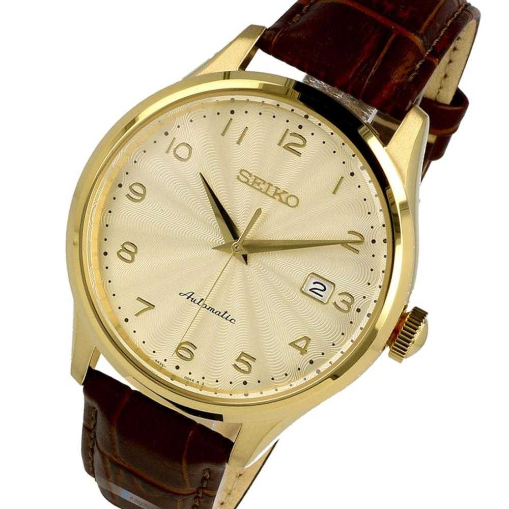 SEIKO GENERAL SRPC22K1 AUTOMATIC MEN'S BROWN LEATHER STRAP WATCH - H2 Hub Watches