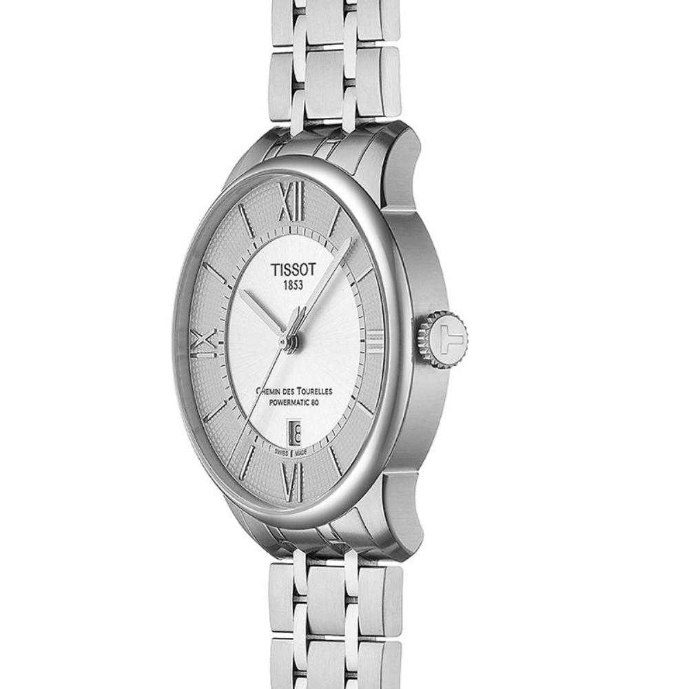 TISSOT T0994071103800 CHEMIN DES TOURELLES POWERMATIC 80 MEN'S WATCH - H2 Hub Watches