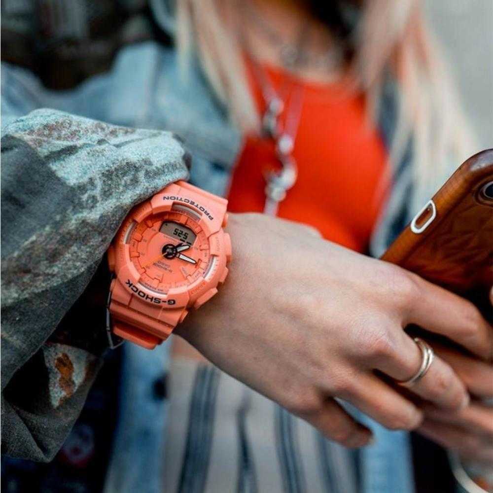 CASIO G-SHOCK GMA-S130VC-4ADR DIGITAL QUARTZ ORANGE RESIN UNISEX'S WATCH - H2 Hub Watches
