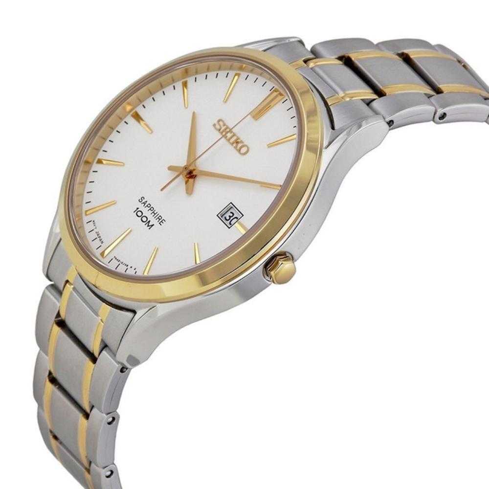 SEIKO GENERAL CLASSIC SGEG96P1 ANALOG STAINLESS STEEL MEN'S TWO TONE WATCH - H2 Hub Watches