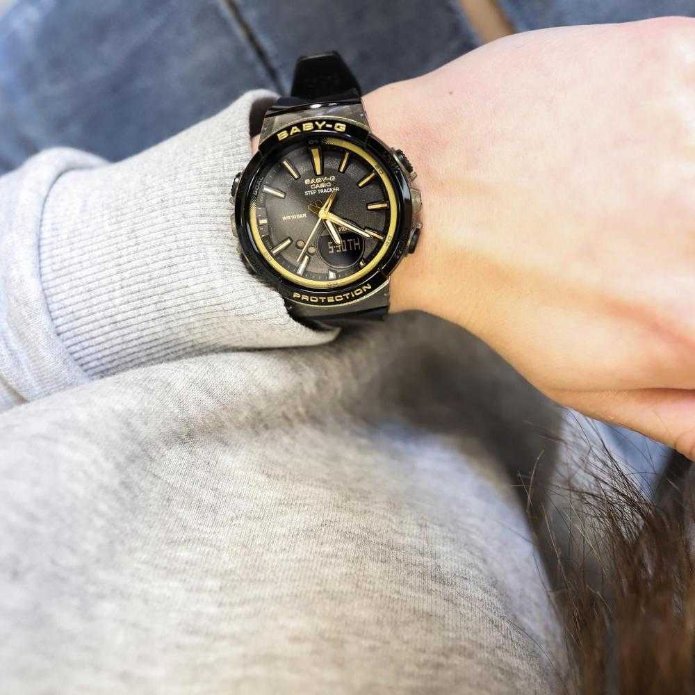 CASIO BABY-G BGS-100GS-1ADR DIGITAL QUARTZ BLACK RESIN WOMEN'S WATCH - H2 Hub Watches