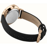 CATH KIDSTON QUARTZ EIDERDOWN DITSY ROSE GOLD ALLOY CKL058BRG BLACK SUEDE STRAP LADIES WATCH - H2 Hub Watches