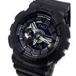 CASIO BABY-G BA-110BC-1ADR DIGITAL QUARTZ BLACK RESIN UNISEX'S WATCH - H2 Hub Watches