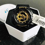CASIO BABY-G BA-110-1ADR DIGITAL QUARTZ BLACK RESIN WOMEN'S WATCH - H2 Hub Watches
