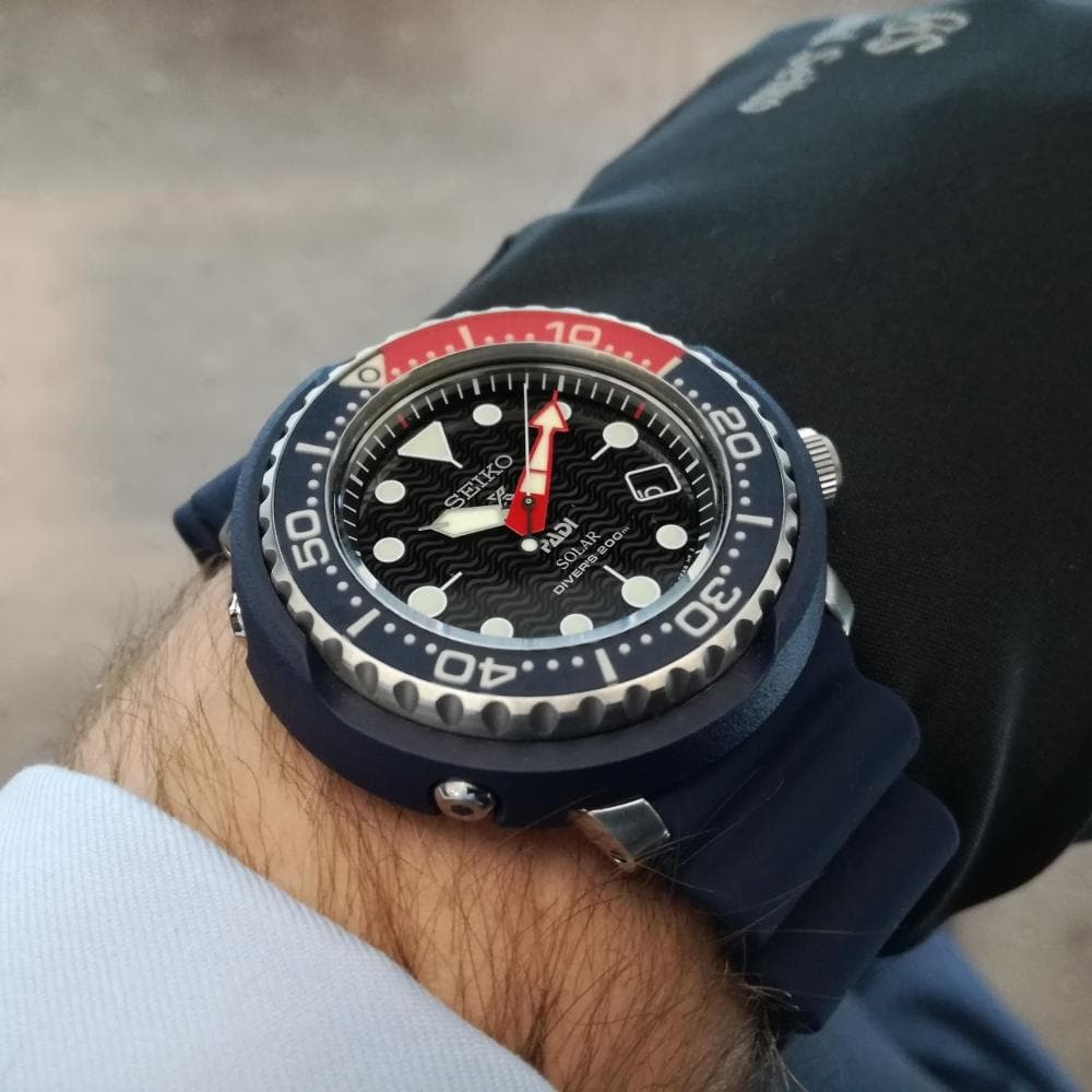 SEIKO PROSPEX SNE499P1 SOLAR TUNA MEN'S WATCH - H2 Hub Watches